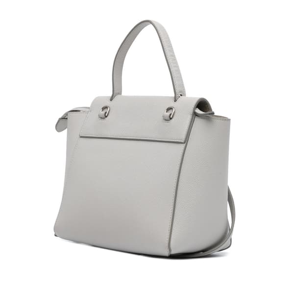 Pre-owned Celine Nano Grained Calfskin Belt Bag Gray