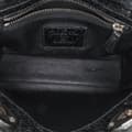 Miniatyrbilde 4 av 10: Pre-owned Dior Mini Ceramic Effect Deerskin Jeweled Swan Lady Dior Black