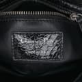 Miniatyrbilde 5 av 10: Pre-owned Dior Mini Ceramic Effect Deerskin Jeweled Swan Lady Dior Black