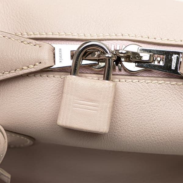 Pre-owned Hermès Swift Web Bolide 31 Pink