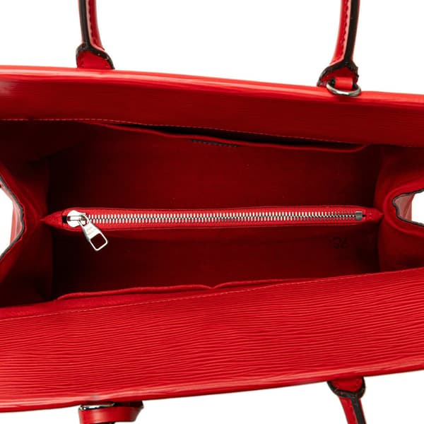 Pre-owned Louis Vuitton Epi Marly MM Red