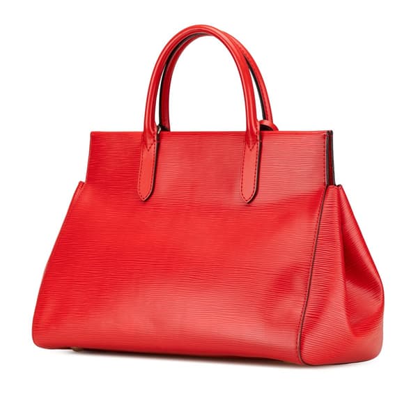 Pre-owned Louis Vuitton Epi Marly MM Red