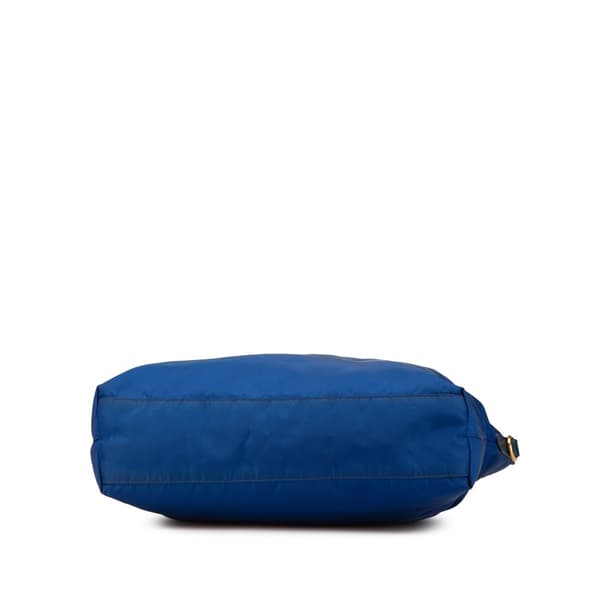 Pre-owned Prada Tessuto Satchel Blue