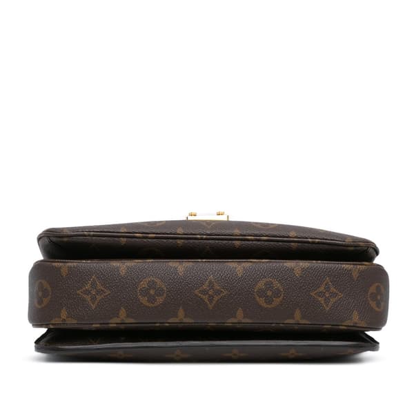Pre-owned Louis Vuitton Monogram Mini Pochette Accessoires Brown