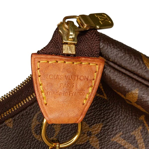 Pre-owned Louis Vuitton Monogram Mini Pochette Accessoires Brown