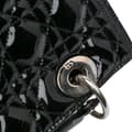 Miniatyrbild 8 av 10: Pre-owned Dior Medium Patent Cannage Lady Dior Black