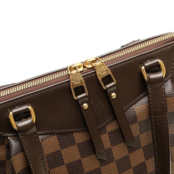 Pre-owned Louis Vuitton Damier Ebene Westminster PM Brown