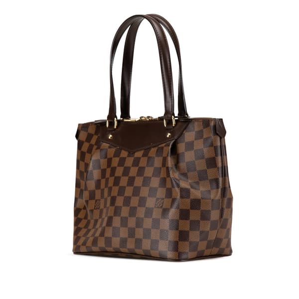 Pre-owned Louis Vuitton Damier Ebene Westminster PM Brown