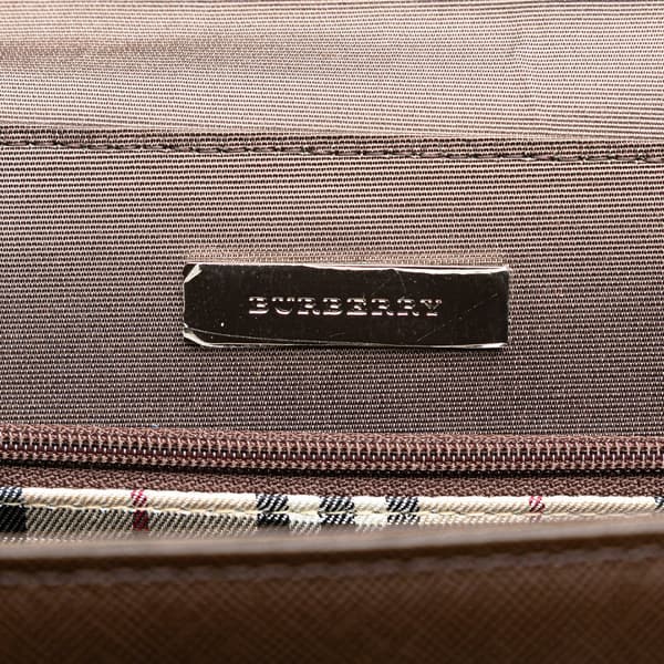 Pre-owned Burberry Leather Handbag Brown