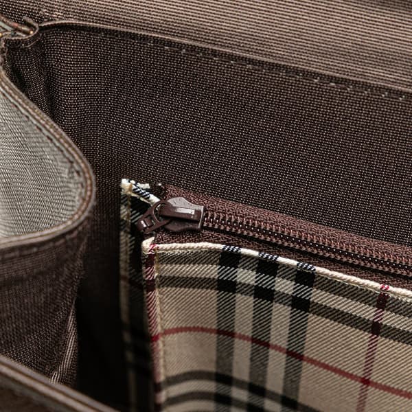 Pre-owned Burberry Leather Handbag Brown