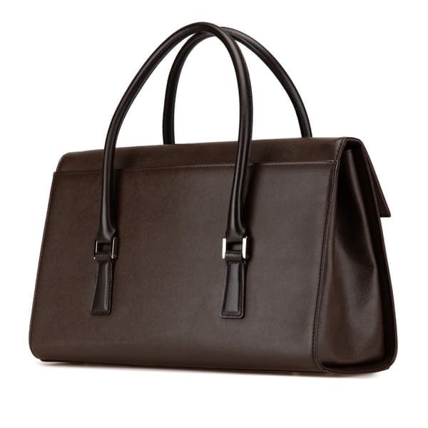Pre-owned Burberry Leather Handbag Brown