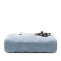 Miniatyrbild 3 av 10: Pre-owned Dior Small Denim Macrocannage Lady D Joy Blue