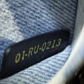 Miniatyrbild 5 av 10: Pre-owned Dior Small Denim Macrocannage Lady D Joy Blue