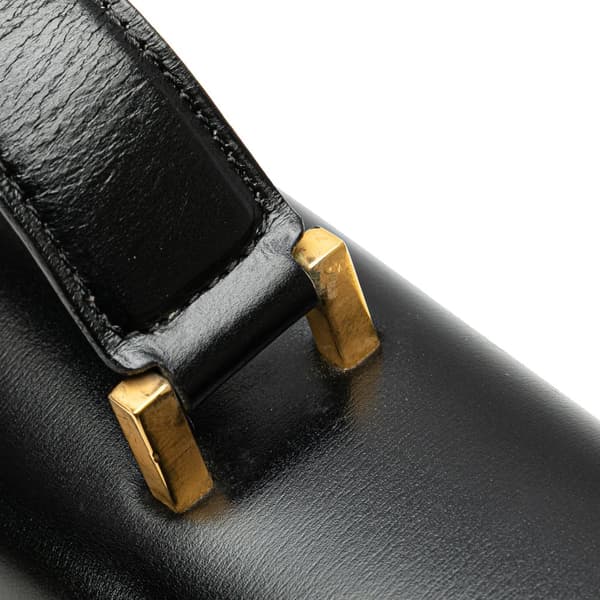 Pre-owned Celine Large Smooth Calfskin 16 Top Handle Bag Black