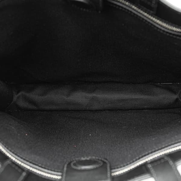 Pre-owned Gucci GG Supreme Convertible Soft Tote Black