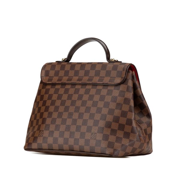 Pre-owned Louis Vuitton Damier Ebene Bergamo MM Brown