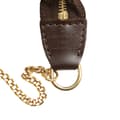 Miniatyrbilde 5 av 10: Pre-owned Louis Vuitton Damier Ebene Mini Pochette Accessoires Brown
