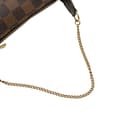 Miniatyrbilde 7 av 10: Pre-owned Louis Vuitton Damier Ebene Mini Pochette Accessoires Brown