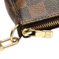 Miniatyrbilde 8 av 10: Pre-owned Louis Vuitton Damier Ebene Mini Pochette Accessoires Brown