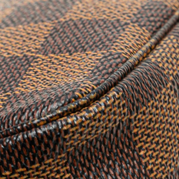 Pre-owned Louis Vuitton Damier Ebene Mini Pochette Accessoires Brown