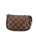 Miniatyrbilde 1 av 10: Pre-owned Louis Vuitton Damier Ebene Mini Pochette Accessoires Brown