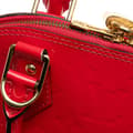 Miniatyrbilde 9 av 9: Pre-owned Louis Vuitton Monogram Vernis Alma BB Red