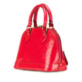 Miniatyrbilde 2 av 9: Pre-owned Louis Vuitton Monogram Vernis Alma BB Red