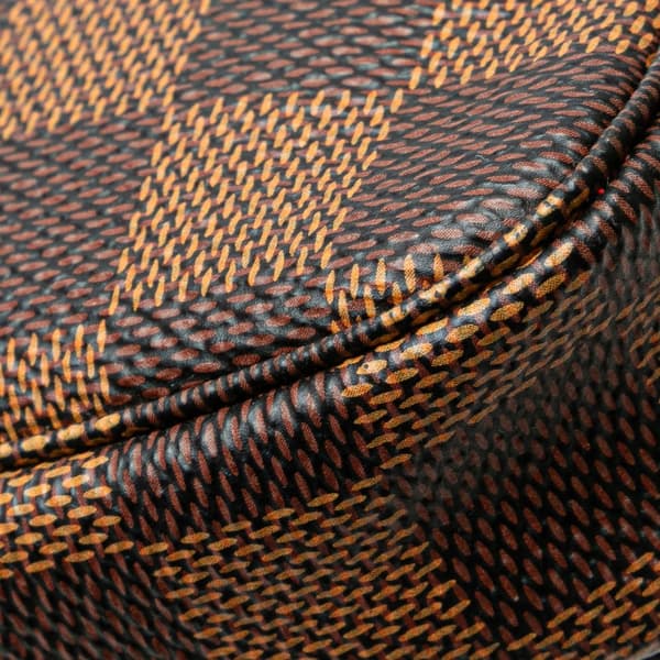 Pre-owned Louis Vuitton Damier Ebene Mini Pochette Accessoires Brown