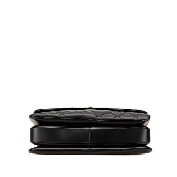 Pre-owned Chanel Medium Lambskin Trendy CC Flap Black