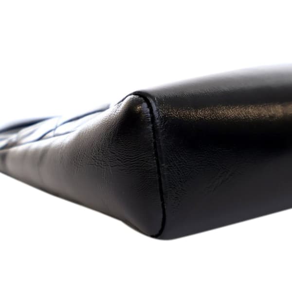 Pre-owned Chanel Mini Shiny Crumpled Calfskin 31 Shopping Bag Black
