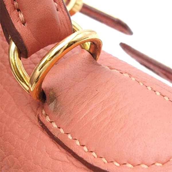 Pre-owned Hermès Clemence Kelly II Retourne 28 Orange