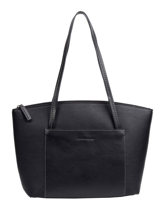 TOM TAILOR svart saxväska för kvinnor - Amaris Zip Shopper L 295798