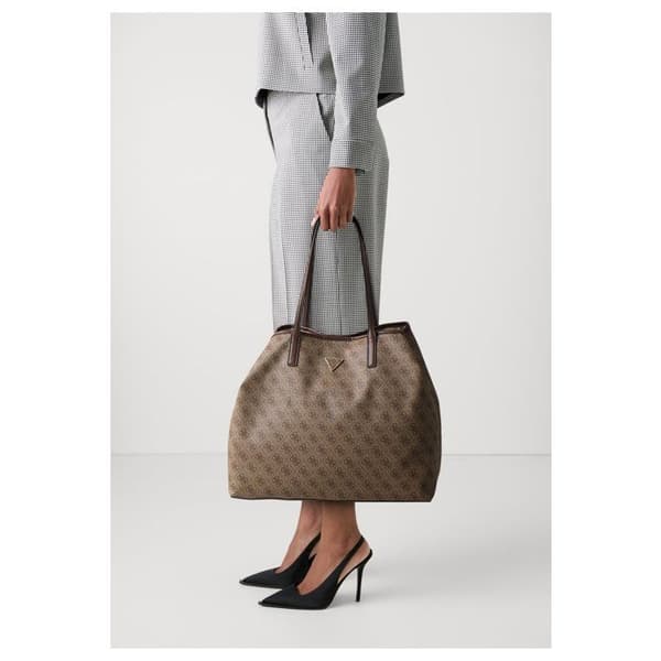 Sac cabas 2 i 1 i PU-läder Eco Victtoria - Guess jeans.