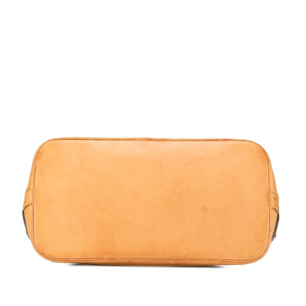 Pre-owned Louis Vuitton Monogram Alma PM Brown