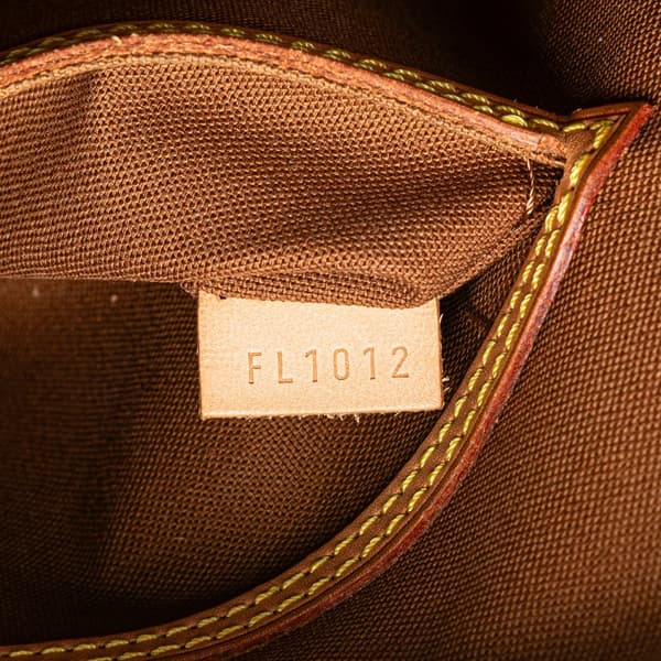 Pre-owned Louis Vuitton Monogram Alma PM Brown