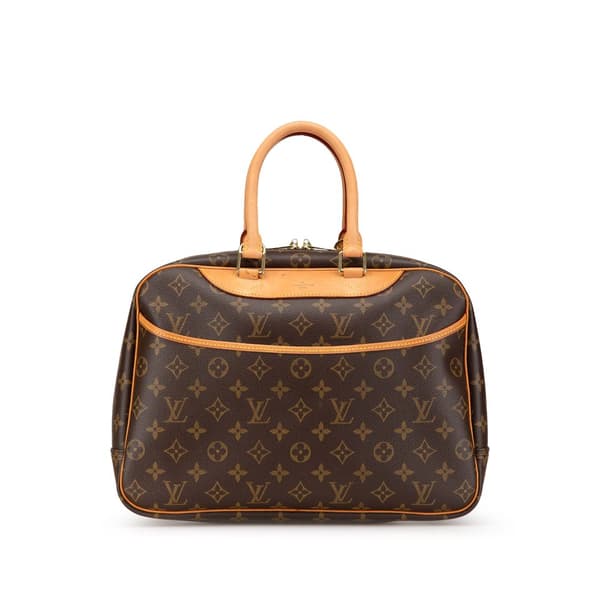 Pre-owned Louis Vuitton Monogram Deauville Brown