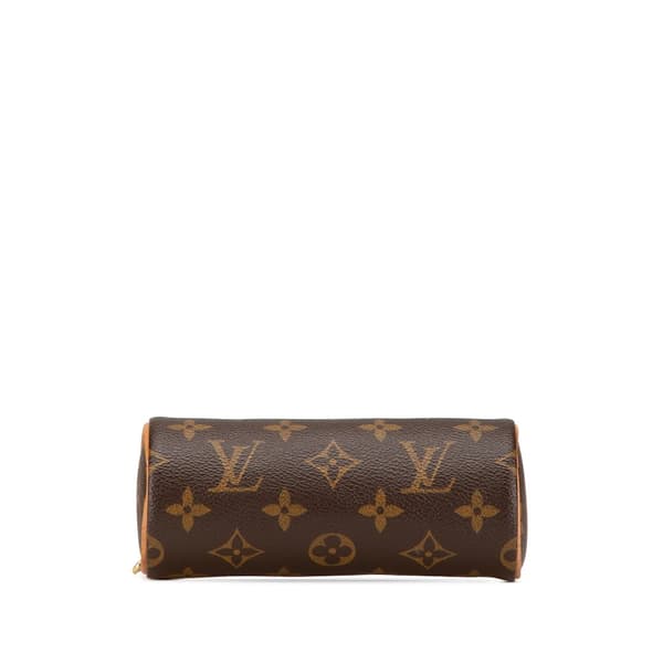 Pre-owned Louis Vuitton Monogram Papillon Pochette Brown