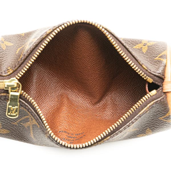 Pre-owned Louis Vuitton Monogram Papillon Pochette Brown