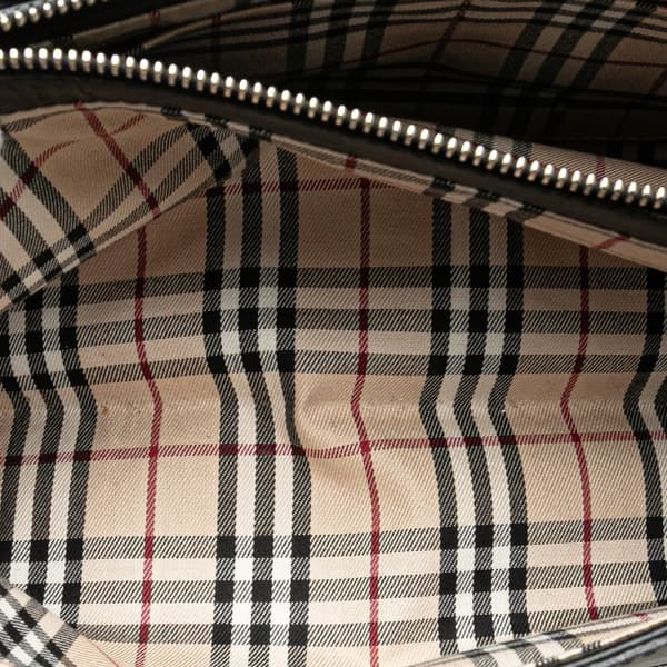 Pre-owned Burberry Leather Handbag Black