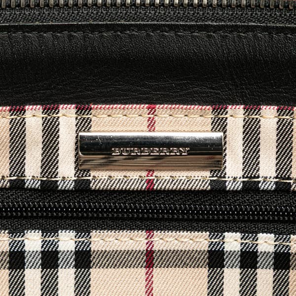 Pre-owned Burberry Leather Handbag Black