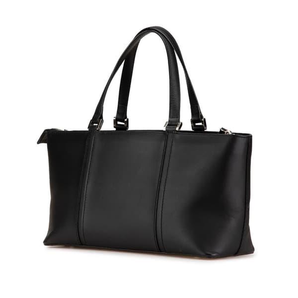 Pre-owned Burberry Leather Handbag Black