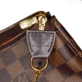 Miniatyrbilde 6 av 8: Pre-owned Louis Vuitton Damier Ebene Mini Pochette Accessoires Brown