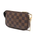Miniatyrbilde 2 av 8: Pre-owned Louis Vuitton Damier Ebene Mini Pochette Accessoires Brown