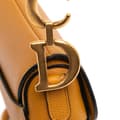 Miniatyrbilde 8 av 10: Pre-owned Dior Mini Grained Calfskin Saddle Bag Brown