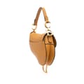Miniatyrbilde 2 av 10: Pre-owned Dior Mini Grained Calfskin Saddle Bag Brown