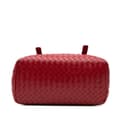 Miniatyrbillede 3 af 10: Pre-owned Bottega Veneta Mini Nappa Intrecciato Roma Satchel Red