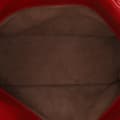 Miniatyrbillede 5 af 10: Pre-owned Bottega Veneta Mini Nappa Intrecciato Roma Satchel Red