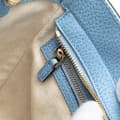 Miniatyrbild 8 av 10: Pre-owned Gucci Mini Leather Swing Satchel Blue