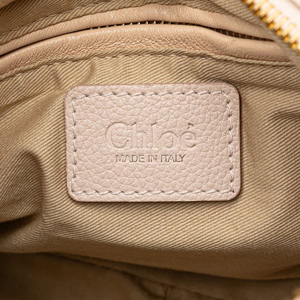 Pre-owned Chloé Medium Leather Paraty Satchel Pink