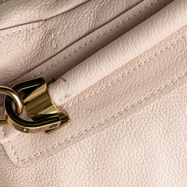 Pre-owned Chloé Medium Leather Paraty Satchel Pink